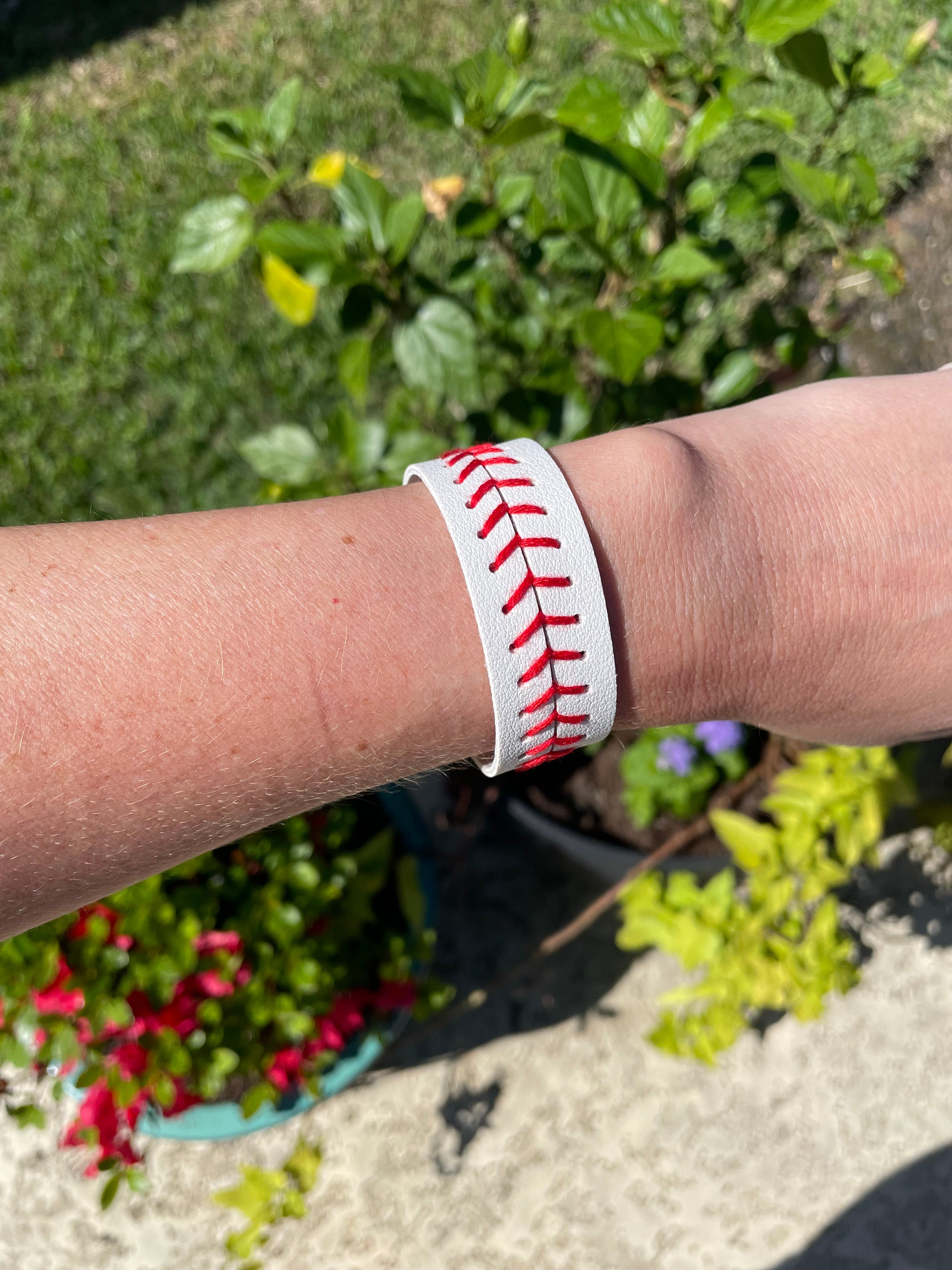 Washington Nationals Team Color Baseball Bracelet